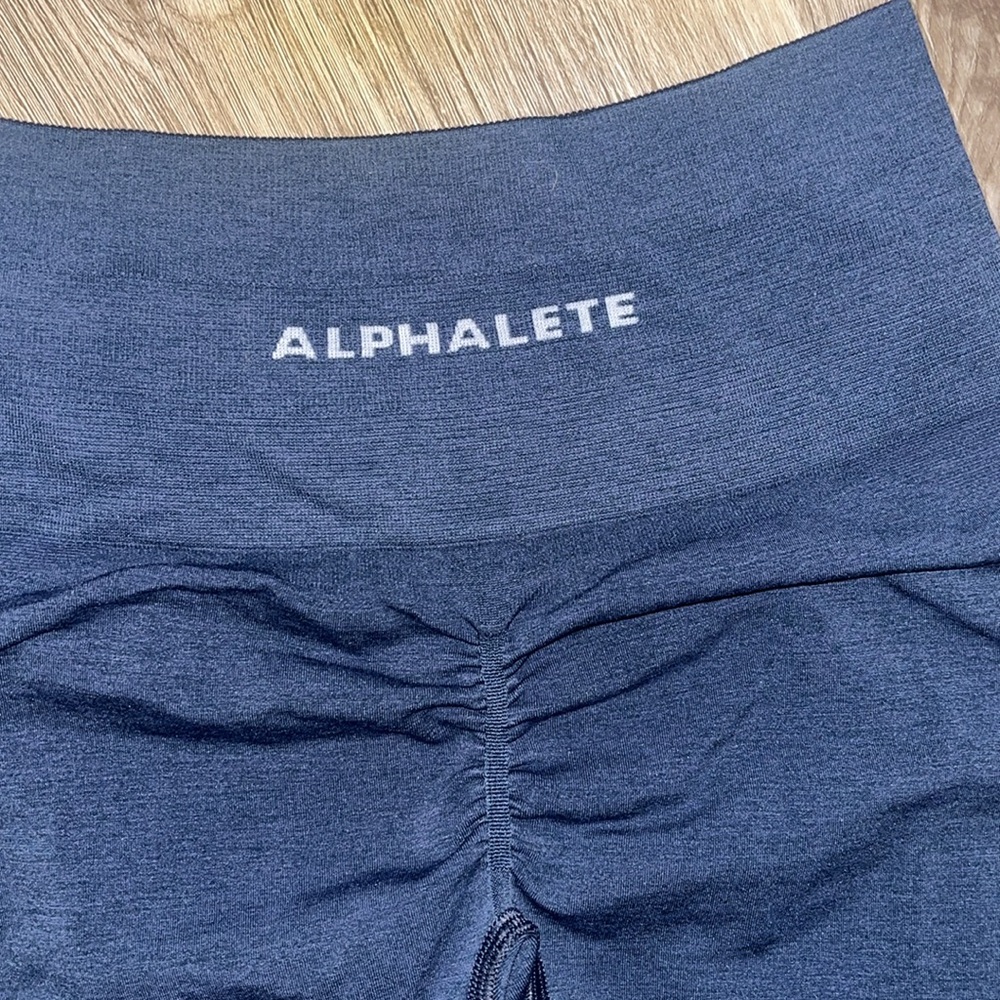 Alphalete amplify blue leggings size XS
